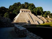Tempel in Palenque im südmexikanischen Bundesstaat Chiapas (nicht «El Palacio» - Archivaufnahme von 2012). (Bild: KEYSTONE/EPA/INAH/H.Montano)