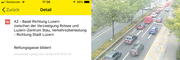 Der Mega-Event sorgt auf den Strassen in und um Luzern für Verkehrsbehinderungen. (Bild: Webcam)