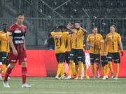 Die Young Boys halten sich auch gegen Xamax schadlos (Bild: KEYSTONE/PETER SCHNEIDER)