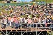 Countrymusik war bisher das Aushängeschild des Open Airs auf der Klewenalp. (Bild: Adrian Venetz, 16. Juli 2016)