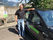 Roger Luzzani hat ein MyCarSharing-Auto in Seedorf stationiert. (Bild: PD, Seedorf, 17. August 2018)