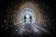 Der alte Tunnel durch den Kulm, einem Bergrücken zwischen dem Rheintal und dem Saminatal, ist 48 Meter lang. (Bild: Beat Belser)