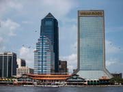 Das Einkaufs- und Vergnügungszentrum «The Landing» im Zentrum von Jacksonville - Schauplatz der Schiesserei. (Bild: KEYSTONE/FR171626 AP/LAURA HEALD)