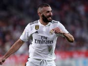 Doppel-Torschütze für Real: Karim Benzema (Bild: KEYSTONE/AP/ERIC ALONSO)