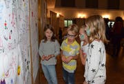 Die Kinder hatten nicht nur Spass beim Lesen, sondern auch beim Malen und Zeichnen. (Bild: Christoph Heer)