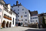 Der Hof zu Wil mit dem Haus Toggenburg (rechts) prägt das Bild der Stadt. (Bilder: Gianni Amstutz)