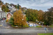 Areal am Platztor: Hier soll der neue Uni-Campus entstehen. (Bild: Urs Bucher)