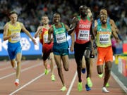 Kenias Kipyegon Bett (vorne) blieb in einer Dopingkontrolle mit EPO-Spuren hängen (Bild: KEYSTONE/AP/DAVID J. PHILLIP)