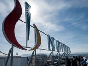 Neues Produktionswerk mit bis zu 450 neuen Arbeitsplätzen in Stein (AG): Nach der EU-Zulassung eines neuen Krebsmedikaments baut Novartis in der Schweiz und in Frankreich die Produktionskapazitäten aus. (Bild: KEYSTONE/GEORGIOS KEFALAS)