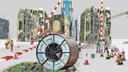 Arbeiter aus aller Welt bauen Hochhäuser: Filmstill aus Peter Aerschmanns «Babel» (2012). (Bild: PD)