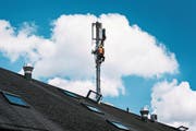 Die geplante Mobilfunkanlage soll 25 Meter hoch werden. (Bild: Christian Beutler/Keystone (Zürich, 28. Juni 2017))