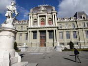 Vor dem Strafgericht in Lausanne hat am Montag der Prozess um einen Millionenraub bei einer Sicherheitsfirma in Bussigny VD begonnen. (Bild: KEYSTONE/LAURENT GILLIERON)