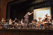 Urner Musikschüler beim Proben für das Ensemblekonzert im Mai 2019. (Bild: PD)