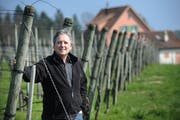 Toni Ottiger vom Weingut Rosenau in Kastanienbaum (Archivbild: Boris Bürgisser).