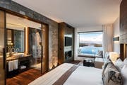 Blick aus einem Zimmer auf den Vierwaldstättersee (Bild: PD)