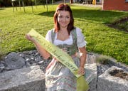 Miss Oktoberfest Tannzapfenland 2017 Larissa Klammsteiner. (Bild: Christoph Heer)