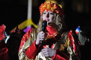 Muschelfee Livia Jäggi eröffnet die Sirnacher Fasnacht 2018. (Bild: Olaf Kühne)