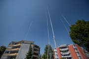Im Würzenbach-Quartier wird zunehmend verdichtet gebaut. Hier die Überbauung zwischen Würzenbach- und Kreuzbuchstrasse, wo ein weiterer Wohnblock entstehen soll. (Bild: Pius Amrein (Luzern, 18. Juli 2018))