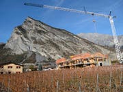 In der Gemeinde Leytron VS ist der Bau von Zweitwohnungen nicht mehr möglich. (Bild: KEYSTONE/LAURENT GILLIERON)