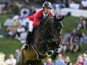 Double im Visier: Pius Schwizer setzt an der Schweizer Meisterschaft in Humlikon wie bei seinem Cupsieg auf Balou Rubin (Bild: KEYSTONE/GIAN EHRENZELLER)