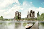 Visualisierung des Neubau-Projektes mit dem Namen «Riva». (Bild: PD)