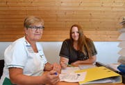 Pflegefachfrau Susanne Schwager und Karin Eggenberger, Geschäftsführerin der Spitex Wängi, arbeiten Hand in Hand für das Wohl ihrer Kunden.