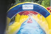 Die Rutsche beim letztjährigen Anlass in Luzern. (Bild: Roger Grütter (11. August 2017))