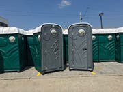 Am St.Galler Fest stehen etwa 90 WC-Häuschen im Einsatz. (Bild: PD)