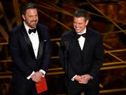 Nach Oscar zu «Good Will Hunting»: Ben Affleck (links) und Matt Damon (rechts) starten ein neues gemeinsames Filmprojekt. (Bild: KEYSTONE/AP Invision/CHRIS PIZZELLO)