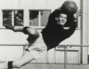 Rolf Fischer beim Training mit den Young Boys. (Bild: Privatsammlung Rolf Fischer)