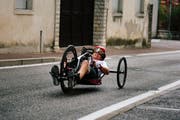Sandra Graf gewinnt an der Para-WM die Bronzemedaille im Zeitfahren.
