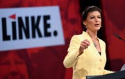 Sahra Wagenknecht, die Fraktionsvorsitzende der Partei. Bild: Britta Pedersen/Keystone