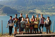 Die Pfadi St. Luzi Chur bei der Wanderung in Walenstadt (Foto: Bogu)