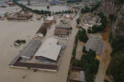 Prägte die Zeit als Feuerwehrinspektor: Das Unwetter 2005 mit Hochwasser im Urner Talboden. (Bild: Bruno Achermann)