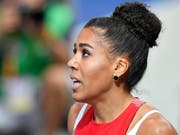 Wieder Rang 4 - Mujinga Kambundji verpasst in Zürich das Podium erneut nur knapp (Bild: KEYSTONE/WALTER BIERI)