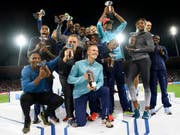 Die Diamond-League-Sieger von Weltklasse Zürich 2017 (Bild: KEYSTONE/JEAN-CHRISTOPHE BOTT)