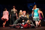 Die Luzerner Spielleute mit ihrer Produktion «Merlin oder das wüste Land» von Tankred Dorst Merlin im Theater Pavillon Luzern.(Bild: Eveline Beerkircher, Luzern 29. August 2018)