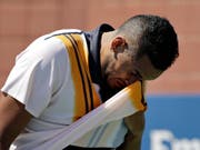 Nick Kyrgios und sein Verhalten gaben wieder einmal Anlass zu Diskussionen (Bild: KEYSTONE/AP/SETH WENIG)