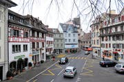 In der Arboner Altstadt sollen künftig Fussgänger Vortritt haben. (Bild: Max Eichenberger)