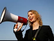 Wollte in der australischen Metropole Sydney einen Vortrag halten: Ex-WikiLeaks-Informantin Chelsea Manning. (Bild: KEYSTONE/AP/PATRICK SEMANSKY)