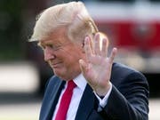 «Wenn sie sich nicht weiterentwickelt, würde ich aus der WTO austreten»: US-Präsident Donald Trump. (Bild: KEYSTONE/EPA/MICHAEL REYNOLDS)