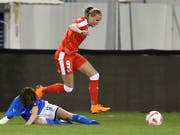 Ana Maria Crnogorcevic muss sich für das Schweizer Nationalteam ins Zeug legen (Bild: KEYSTONE/AP/PETROS KARADJIAS)