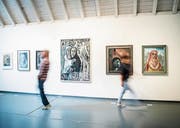 Kunstmuseum Thurgau: Im Raum, der Helen Dahms Selbstporträts gewidmet ist. (Bild: Andrea Stalder)