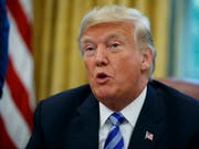 Zum wiederholten Mal kritisiert US-Präsident Donald Trump die Untersuchungen des Sonderermittlers zur Russland-Affäre. Robert Mueller. (Bild: KEYSTONE/AP/EVAN VUCCI)