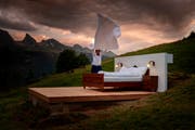 «Immobilienbefreites» Hotelzimmer: «Zero Real Estate» im Toggenburg. (Bild: PD)