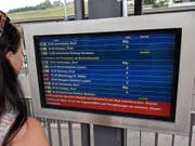Kundeninformationen am Bahnhof Küssnacht. Bild: Geri Holdener / Bote der Urschweiz