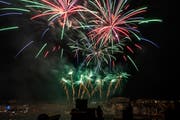 Nicht alle freuen sich über Feuerwerk zum Nationalfeiertag. (Georgios Kefalas/Keystone)