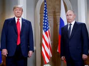 Russland unter Führung von Präsident Wladimir Putin (rechts) sucht offenbar einen gemeinsamen Weg mit US-Präsident Donald Trump (links) im Syrien-Konflikt. (Bild: KEYSTONE/AP/PABLO MARTINEZ MONSIVAIS)