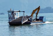 Die Seekuh bei einem ihrer Einsätze. Bild: Werner Schelbert (Zug, 8. August 2016)