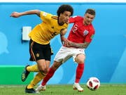 Trägt neu auch bei seinem Klub Gelb: Belgiens Nationalspieler Axel Witsel wechselt nach Dortmund (Bild: KEYSTONE/EPA/GEORGI LICOVSKI)